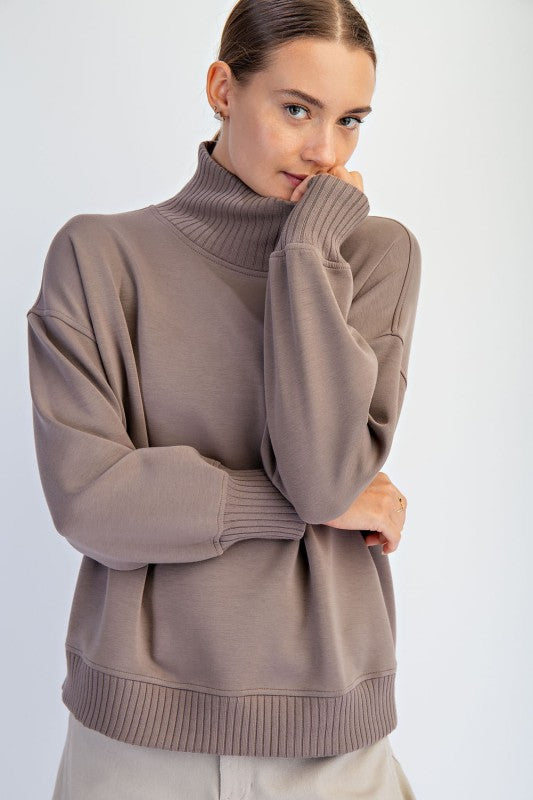 Cozy Confidence Mock Neck