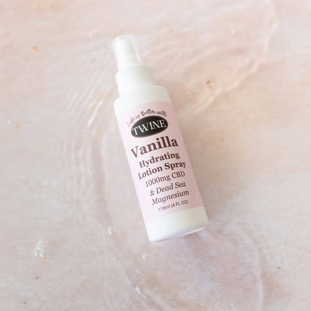 CBD Topical Body Lotion Spray with Magnesium- Vanilla