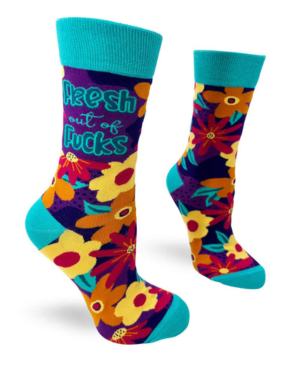 Fresh out of F..ks Women's Crew Socks