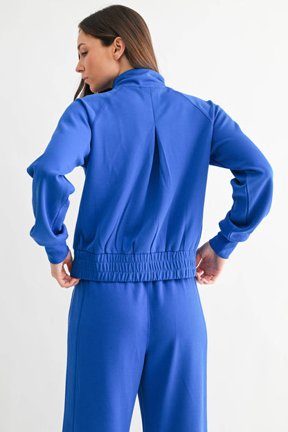 Luxe Sand Wash Rib Zip Jacket my Mono B