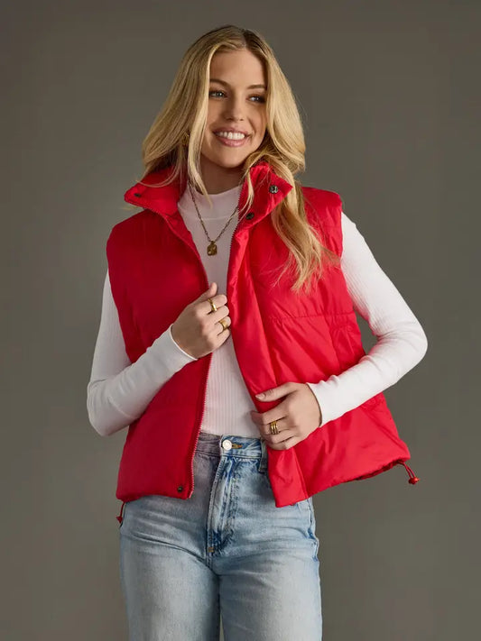 Mistletoe Moment Puffer Vest
