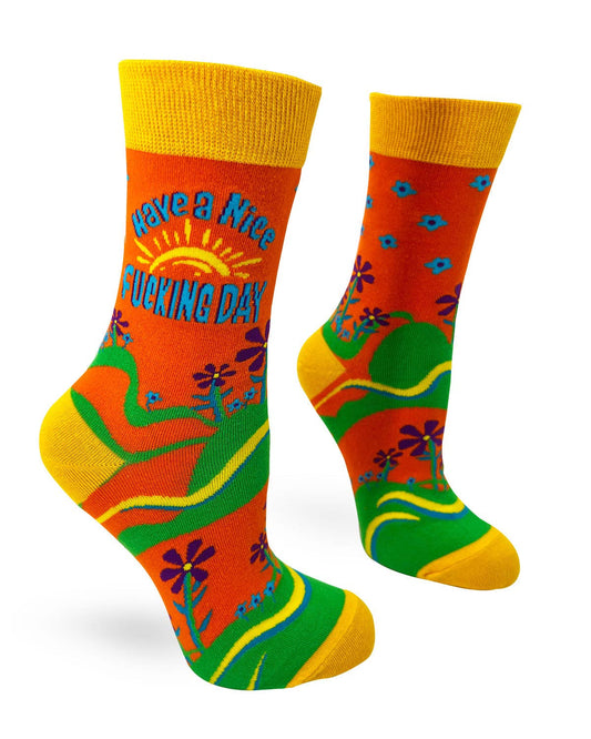 Have a Nice F**king Day Women's Crew Socks