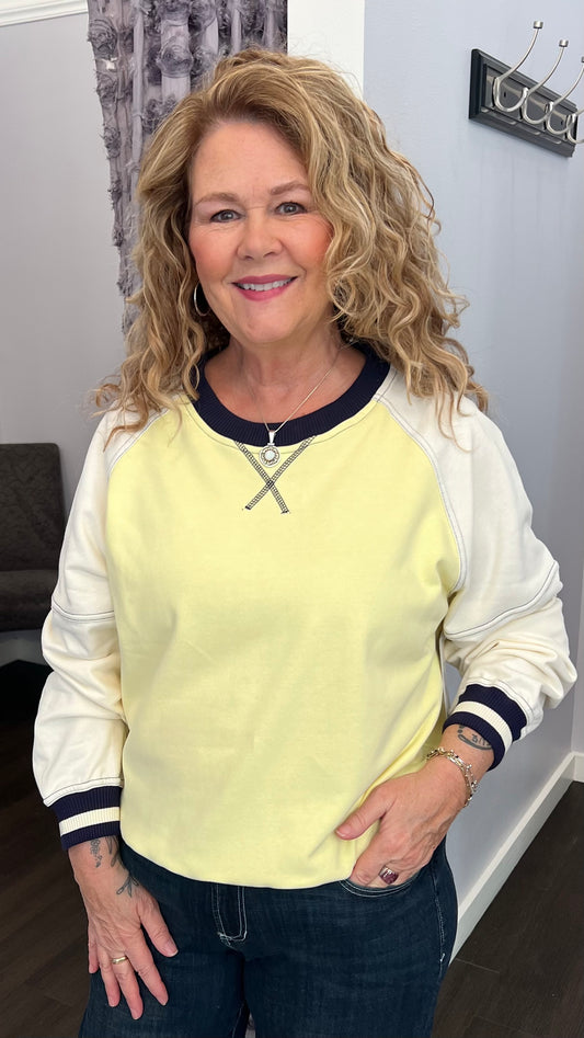 Frost & Fun Colorblock Sweatshirt