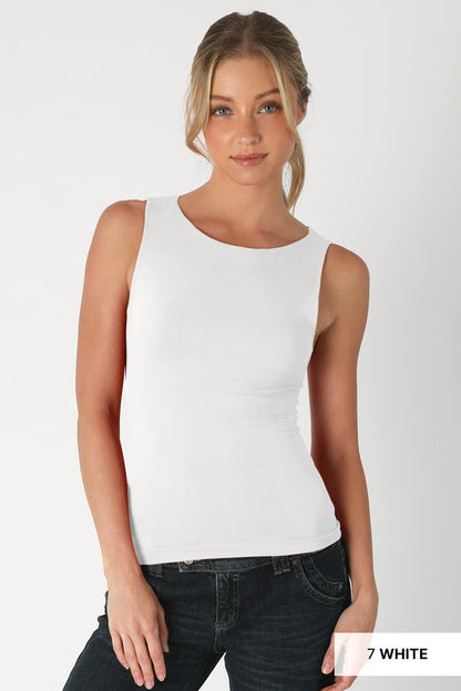 Clean Line Boat Neck Tank Top