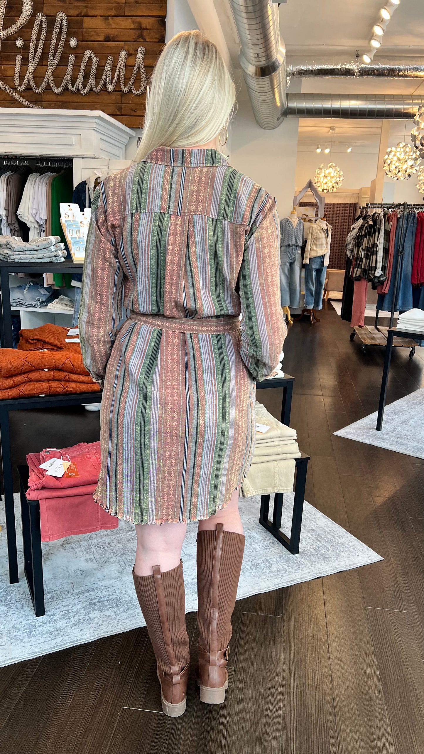Harvest Hustle Shirt Dress