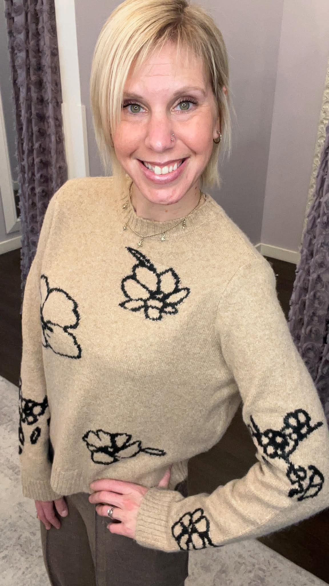 Blooming Lovely Sweater