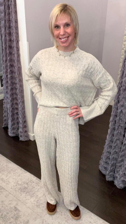 Cozy Connection Knit Pants