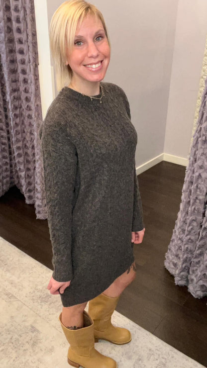 Cozy By Nature Sweater Dress