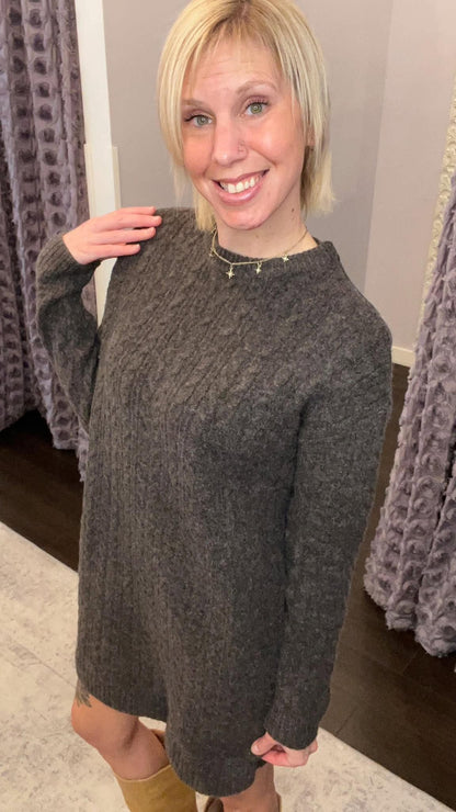 Cozy By Nature Sweater Dress