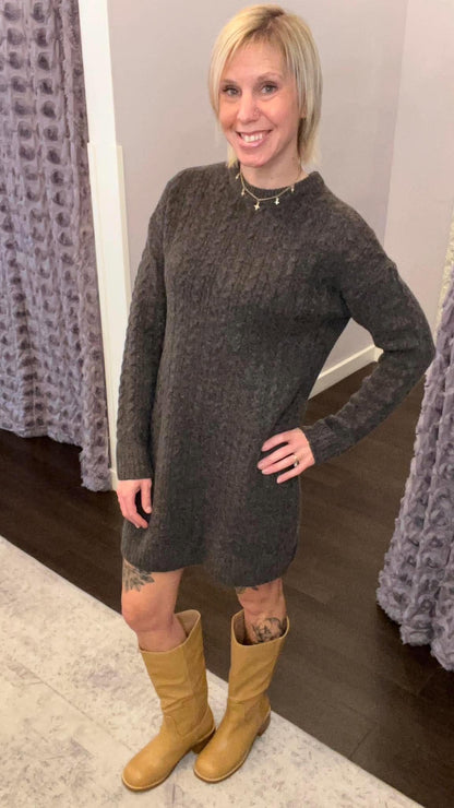 Cozy By Nature Sweater Dress
