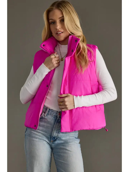 Think Pink Puffer Vest