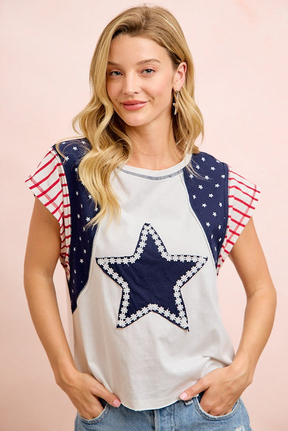 Patriotic Petals Top