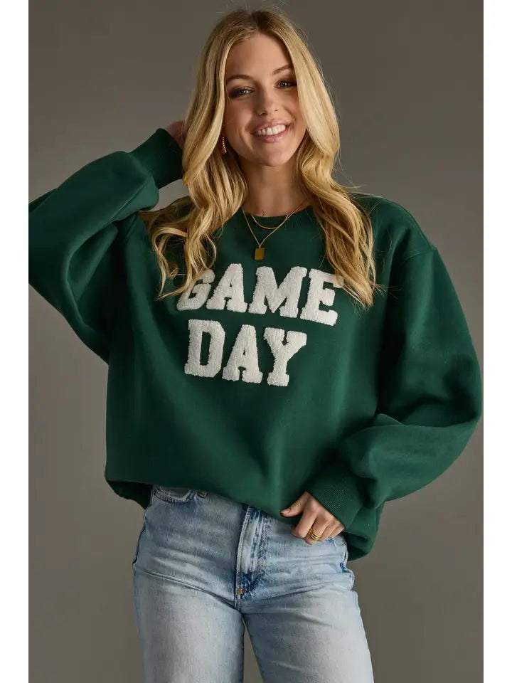 Game Day Sweatshirt in Green