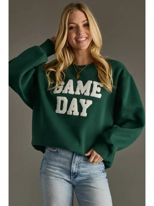 Game Day Sweatshirt in Green