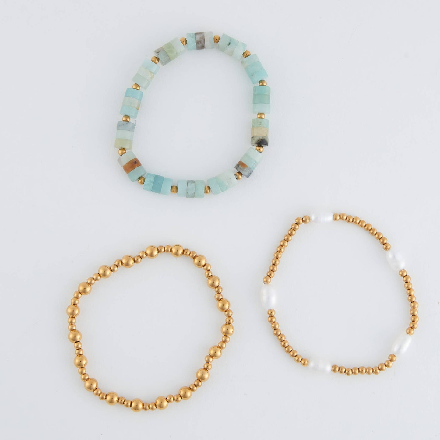 Narelle Waterproof Pearl Bracelet Set