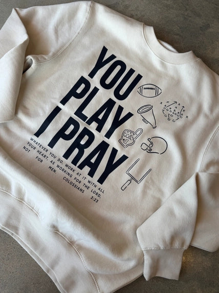 PREORDER Game Day School Spirit Icons Sweatshirt by You Play I Pray