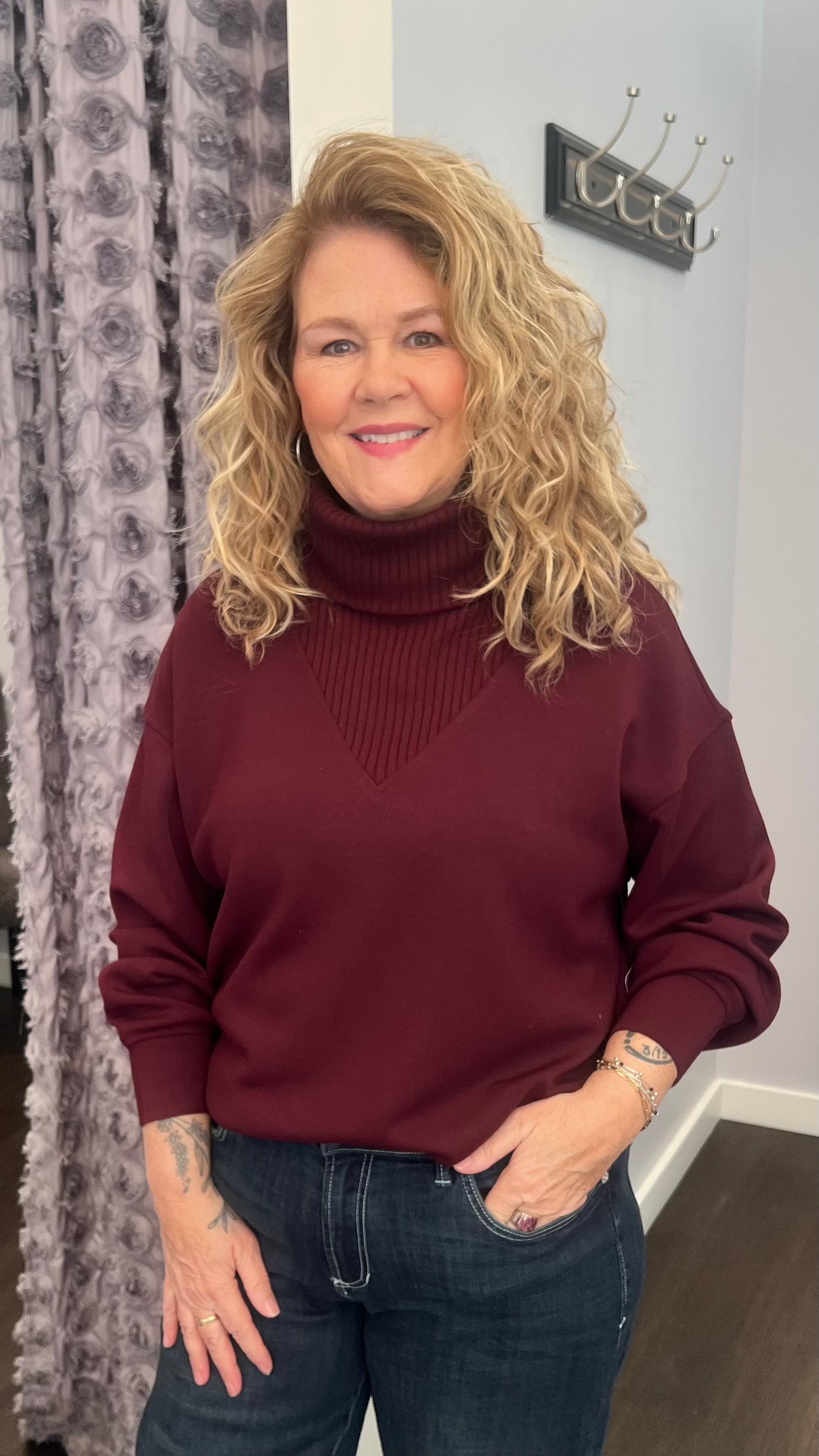 Merlot Moments Modal Pullover