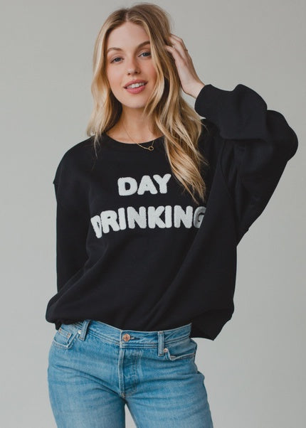 Black Day Drinking Sweatshirt