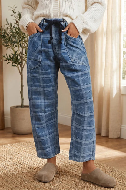 PRE ORDER Plaid About You Denim Jeans (ETA late October)