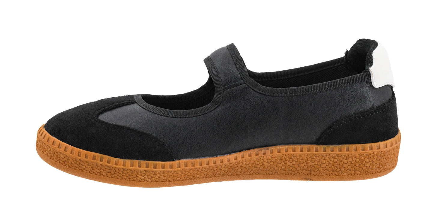 Calm Down Mary Jane Sneakers in Black by Corkys Footwear