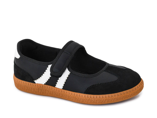 Calm Down Mary Jane Sneakers in Black by Corkys Footwear