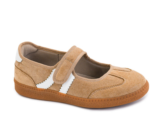 Calm Down Mary Jane Sneakers in Taupe by Corkys Footwear