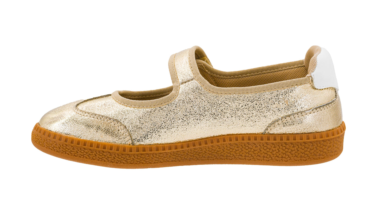 Calm Down Mary Jane Sneakers in Gold by Corkys Footwear