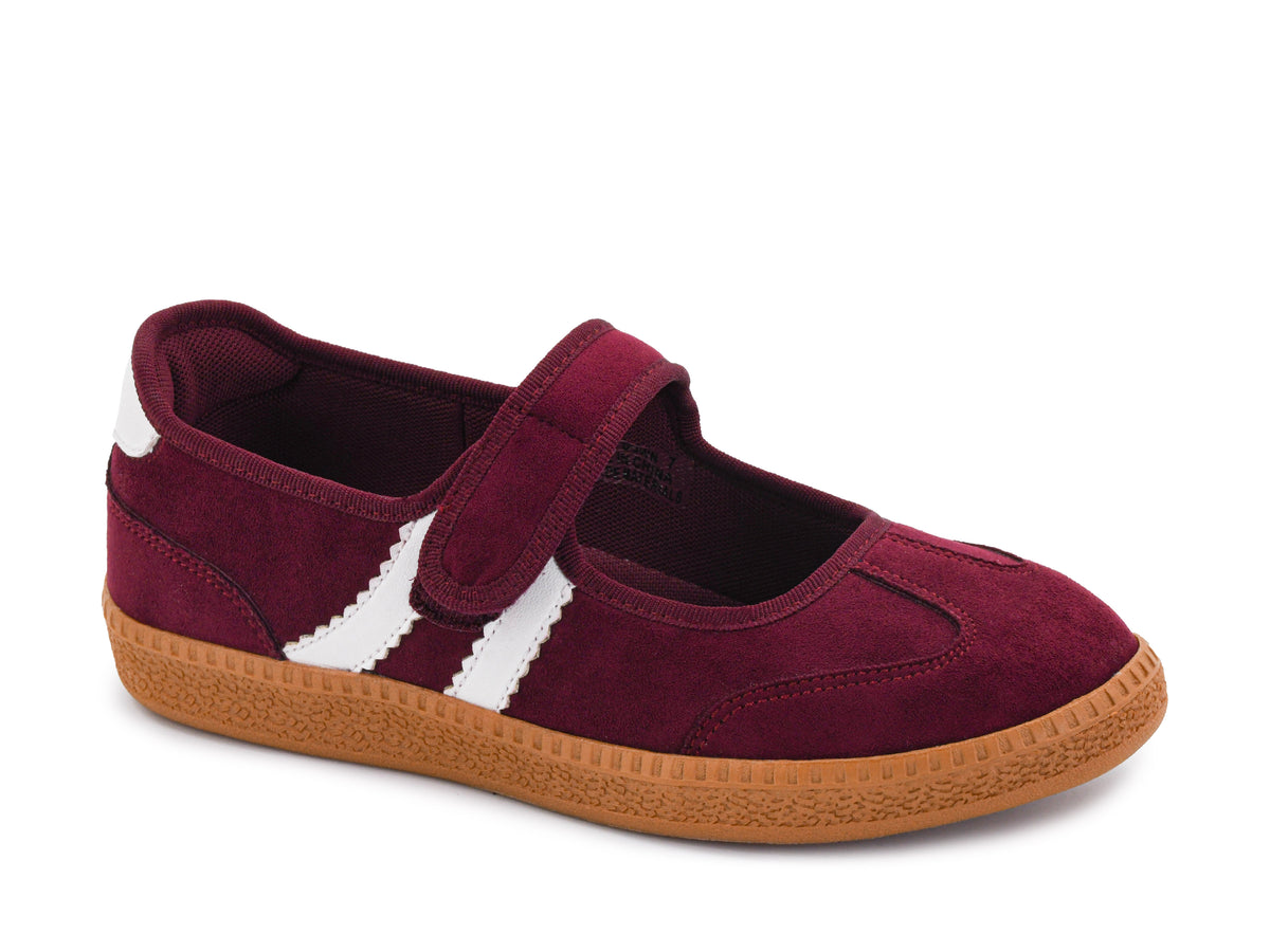 Calm Down Mary Jane Sneakers in Wine by Corkys Footwear