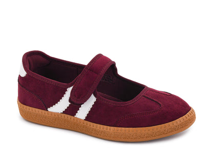 Calm Down Mary Jane Sneakers in Wine by Corkys Footwear