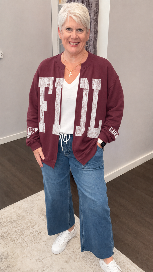 PREORDER Game Day Cardigan by You Play I Pray