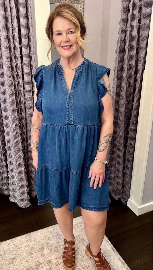 Simply Sweet Denim Dress