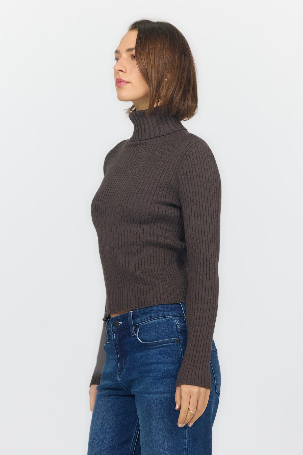 Arlen Sweater in Dark Chocolate by Dear John