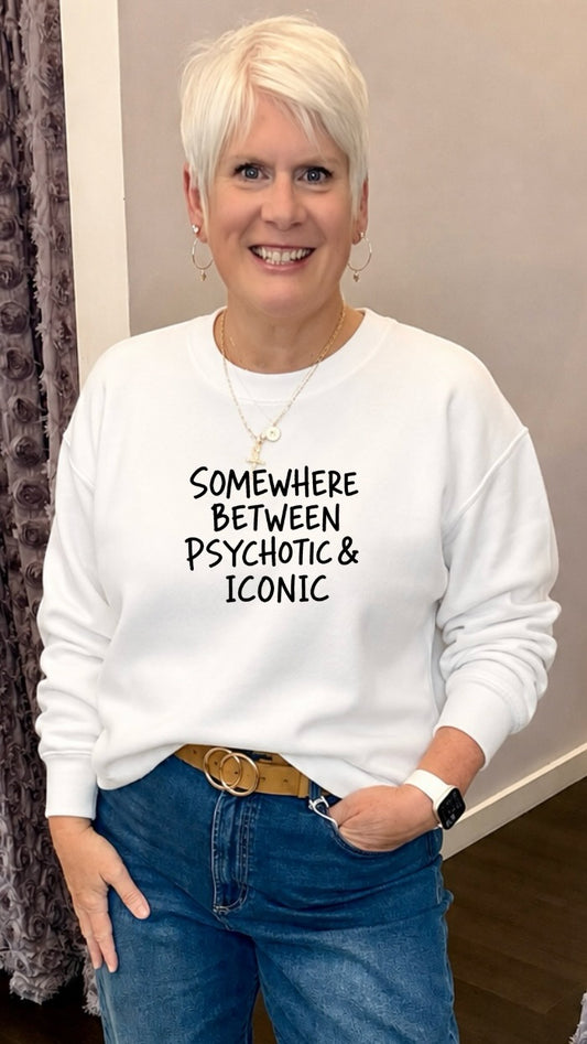 PRE ORDER Somewhere Between Psychotic & Iconic