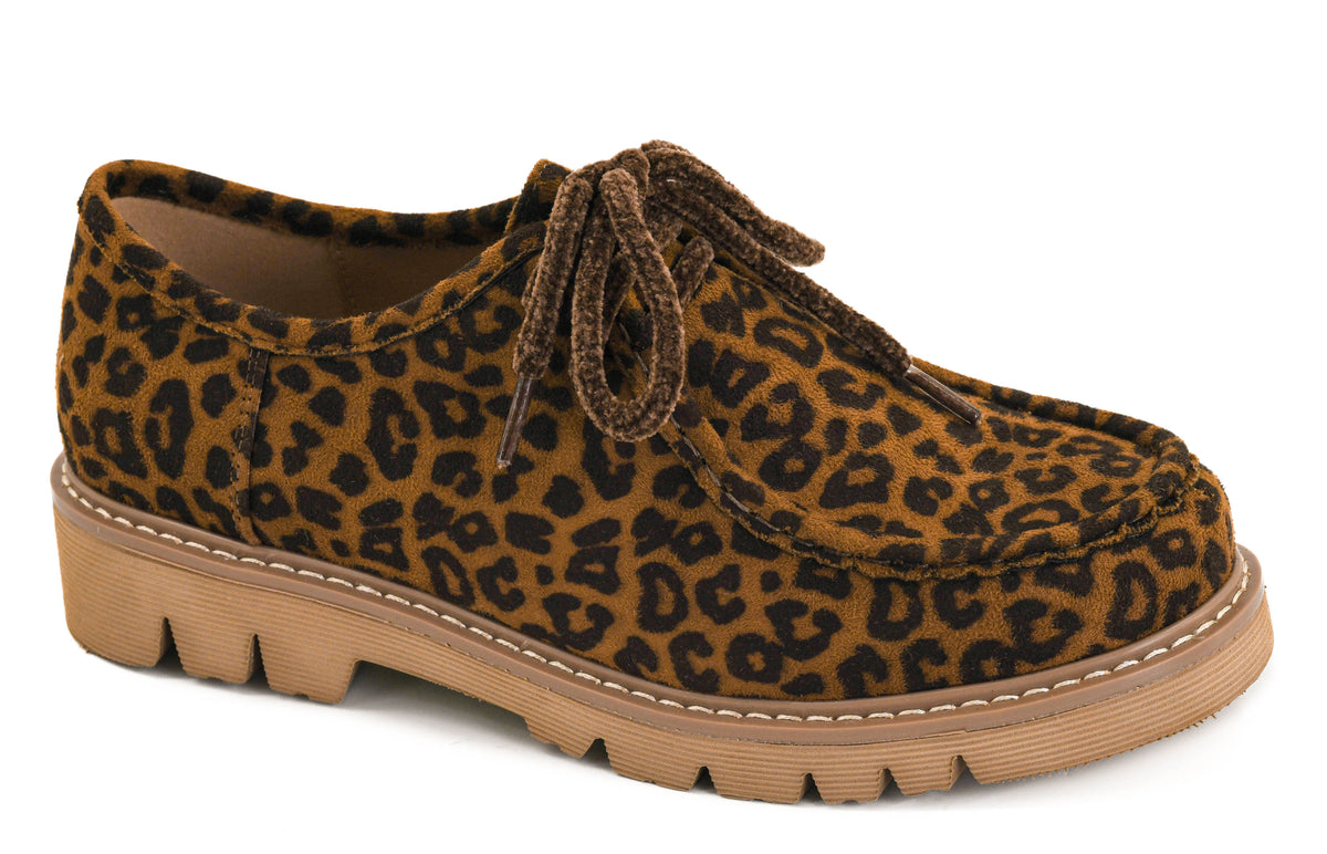 Fall For It Lace Up Loafers in Leopard by Corkys Footwear
