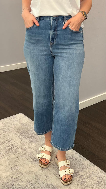Audrey High Rise Jeans in Cool Breeze by Dear John