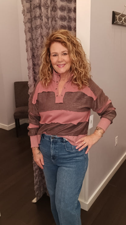 Chill Stripe Club Pullover