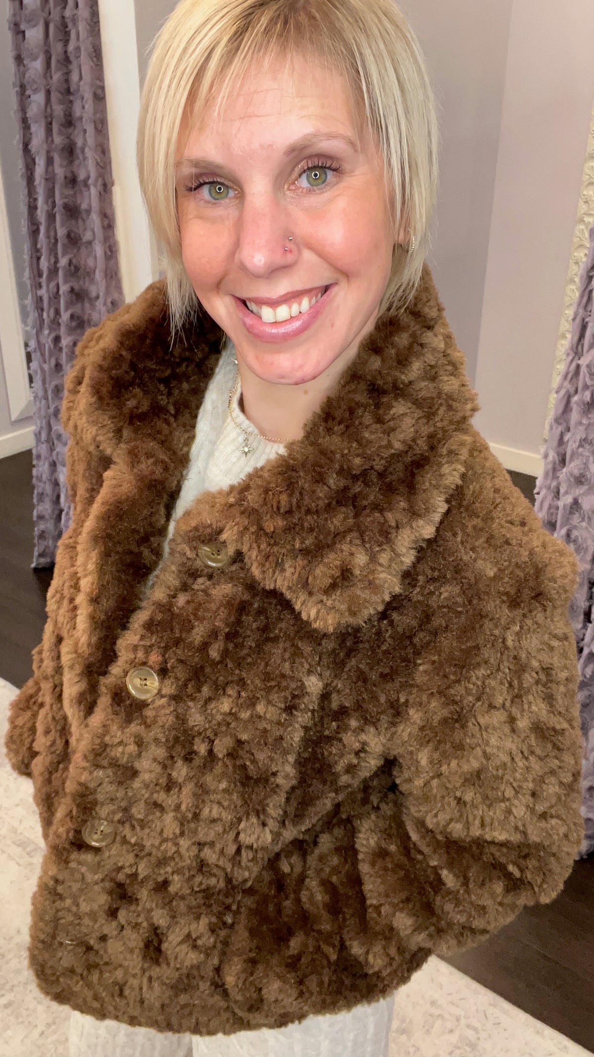 Cocoa Crush Teddy Jacket