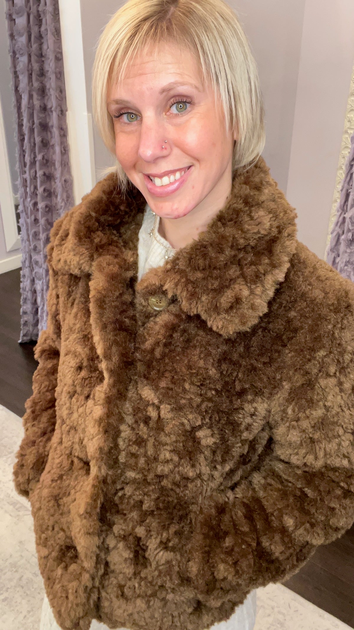 Cocoa Crush Teddy Jacket