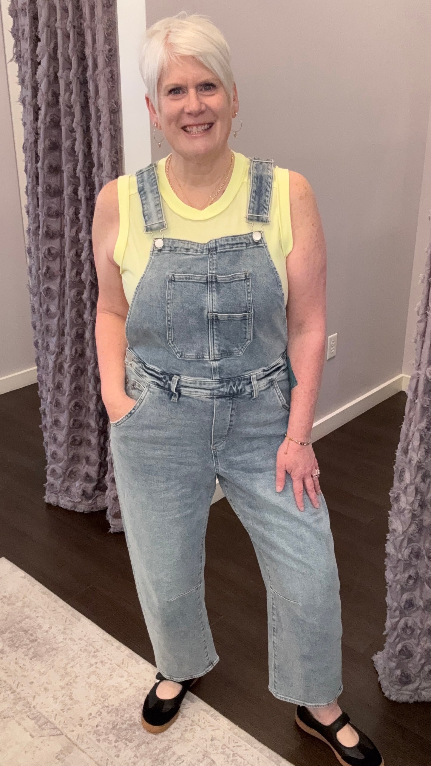 Lasso Barrel Leg Overalls in Western Hue by Dear John