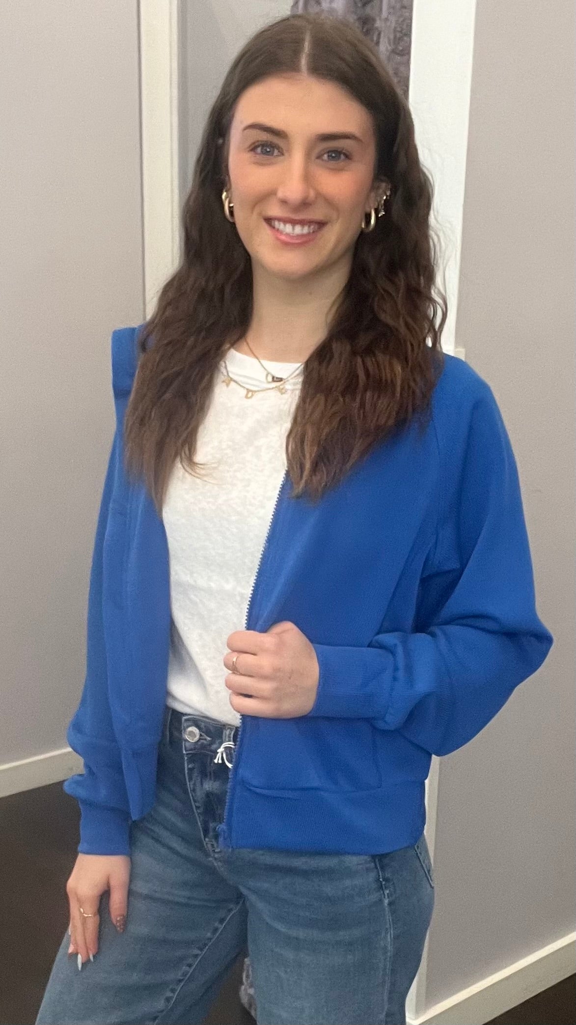 Luxe Sand Wash Rib Zip Jacket my Mono B