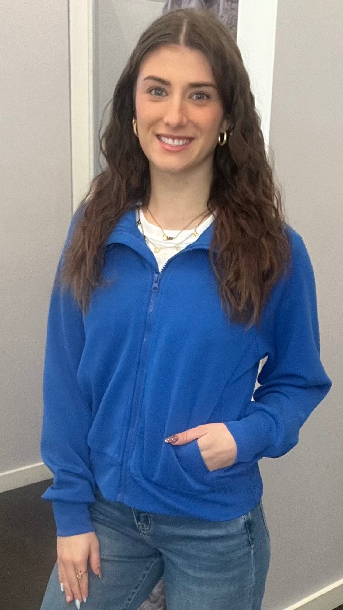 Luxe Sand Wash Rib Zip Jacket my Mono B