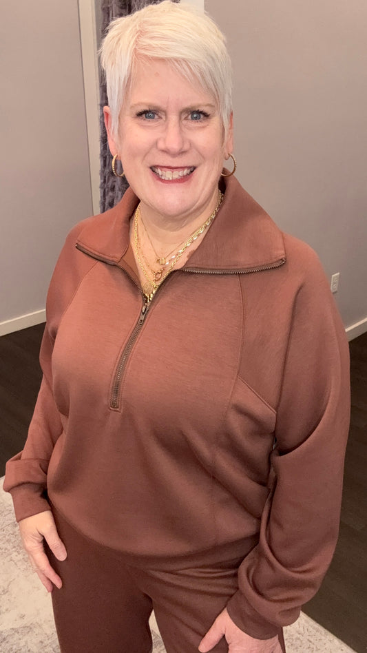 Soft Touch Half Zip Pullover