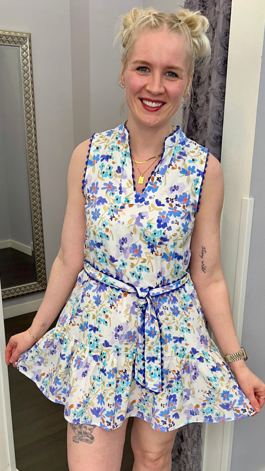 Petal Perfect Tie Dress