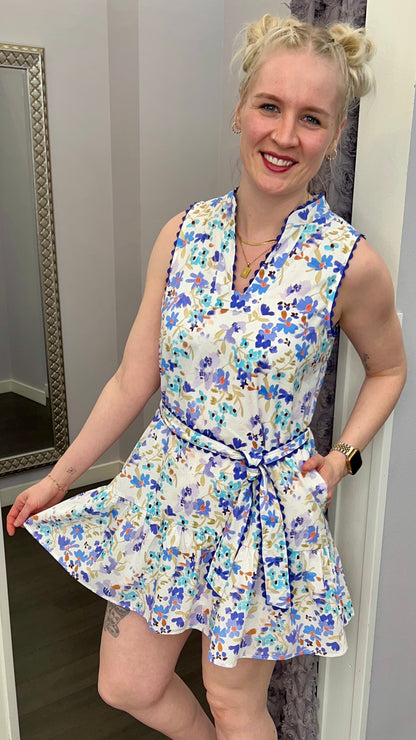 Petal Perfect Tie Dress