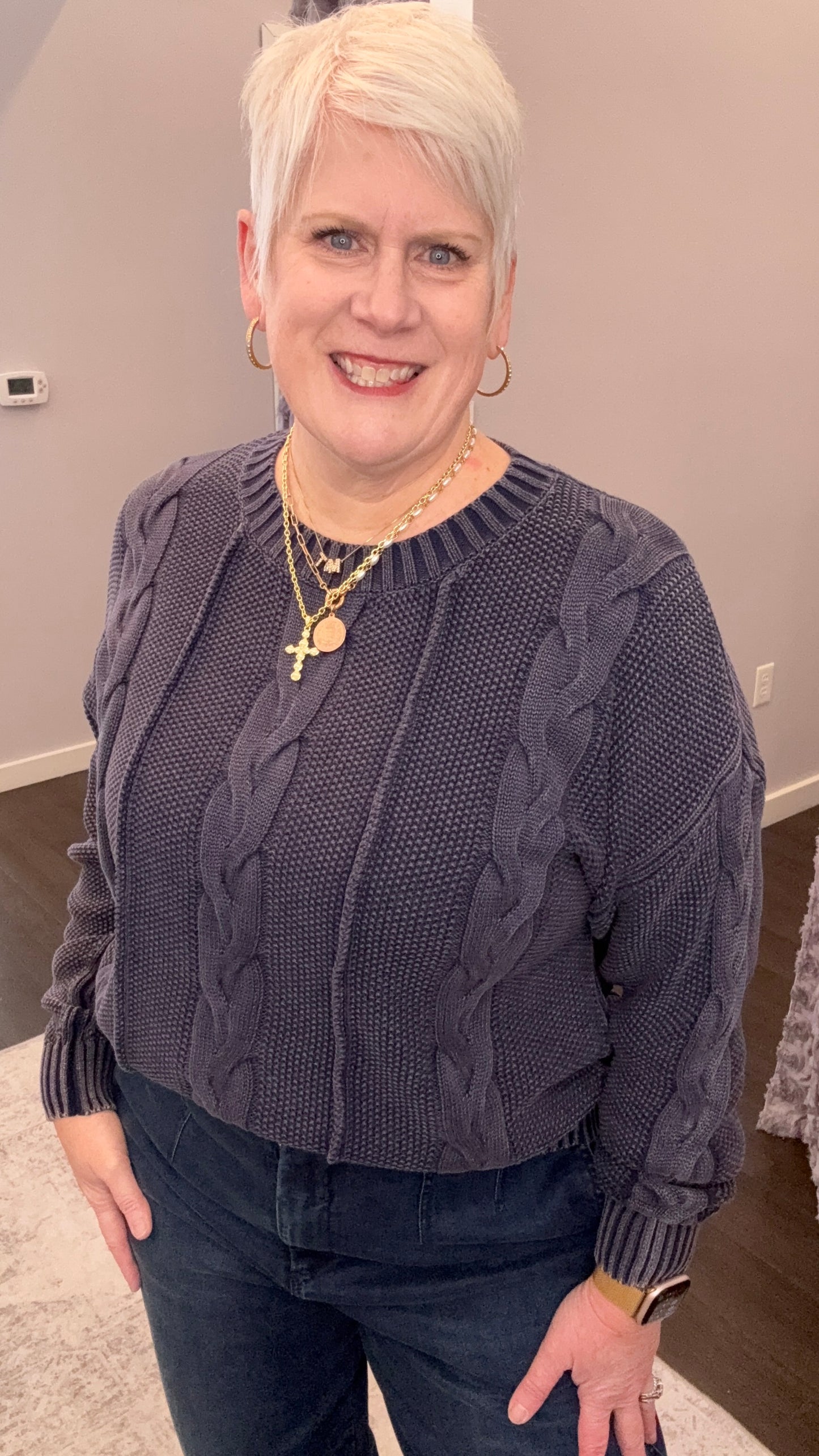 Yolani Sweater in Imperial Blue by Dear John