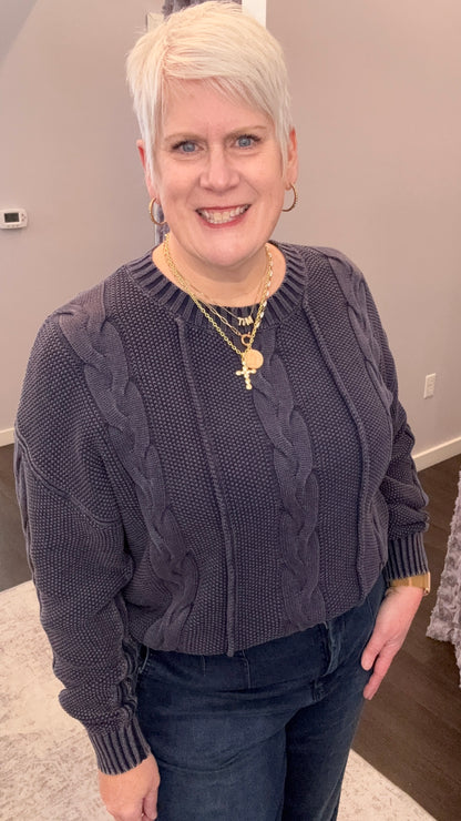 Yolani Sweater in Imperial Blue by Dear John