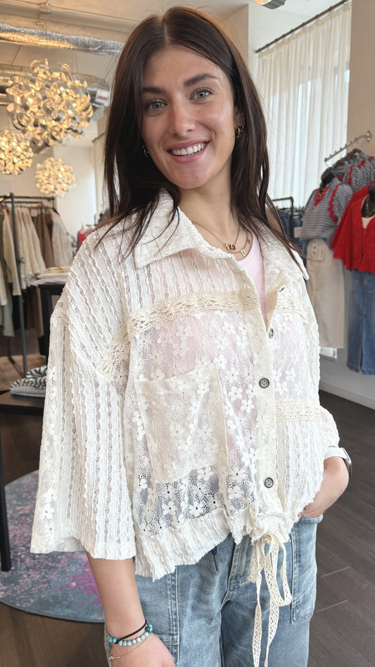 The Frosted Petals Jacket by Pol