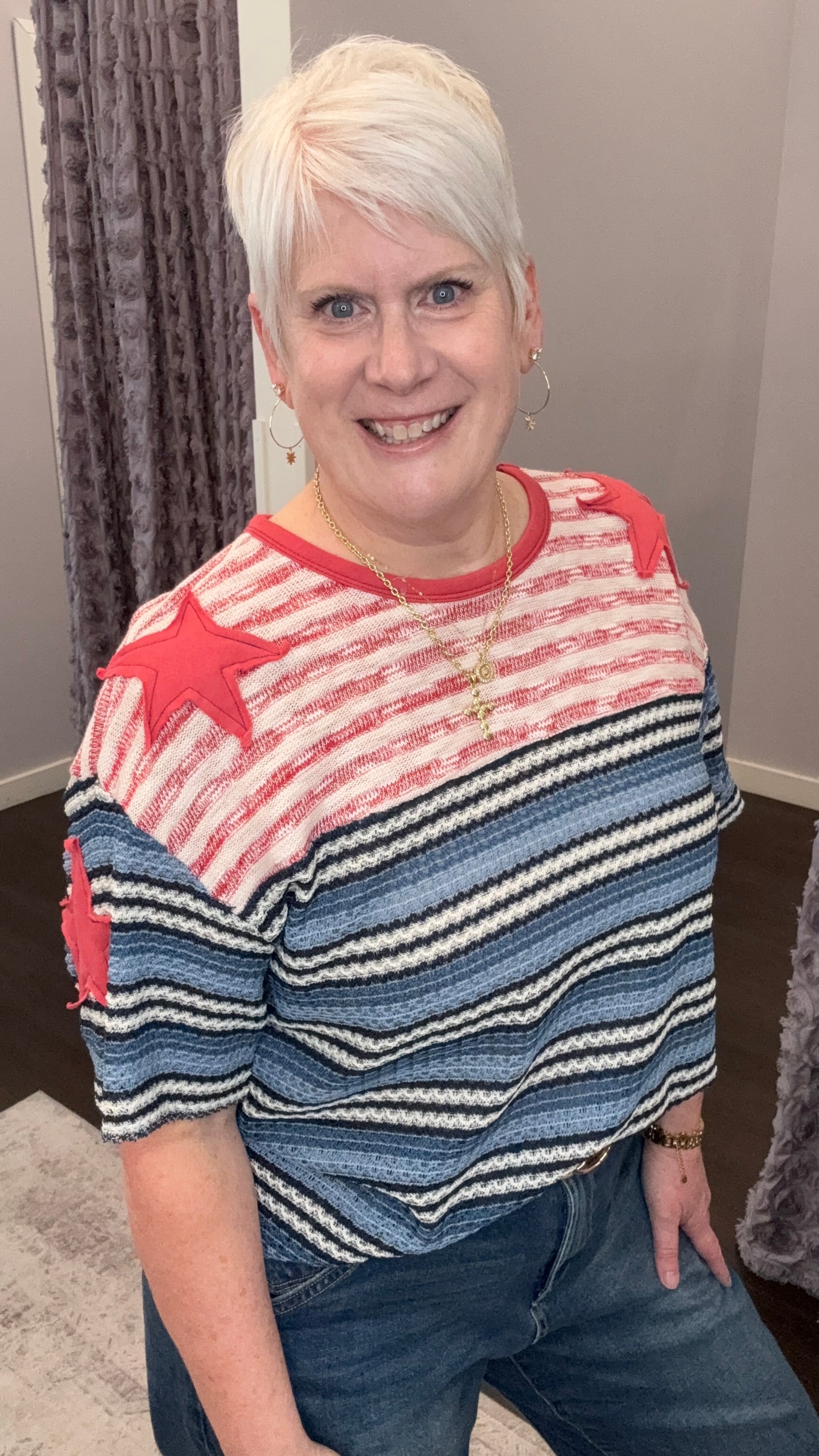 Lake Day Spark Knit Top