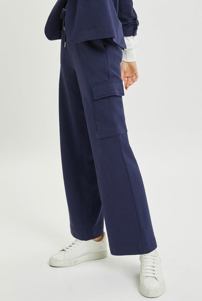 Terry Relaxed Fit Cargo Pants