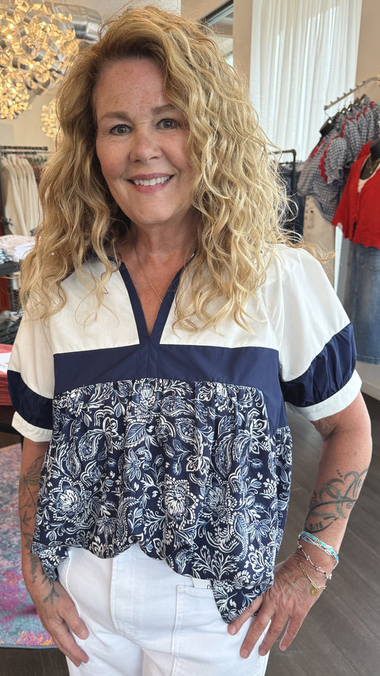 Midnight Garden Top